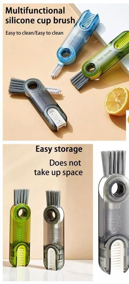 Multifunctional silicon cleaning brush