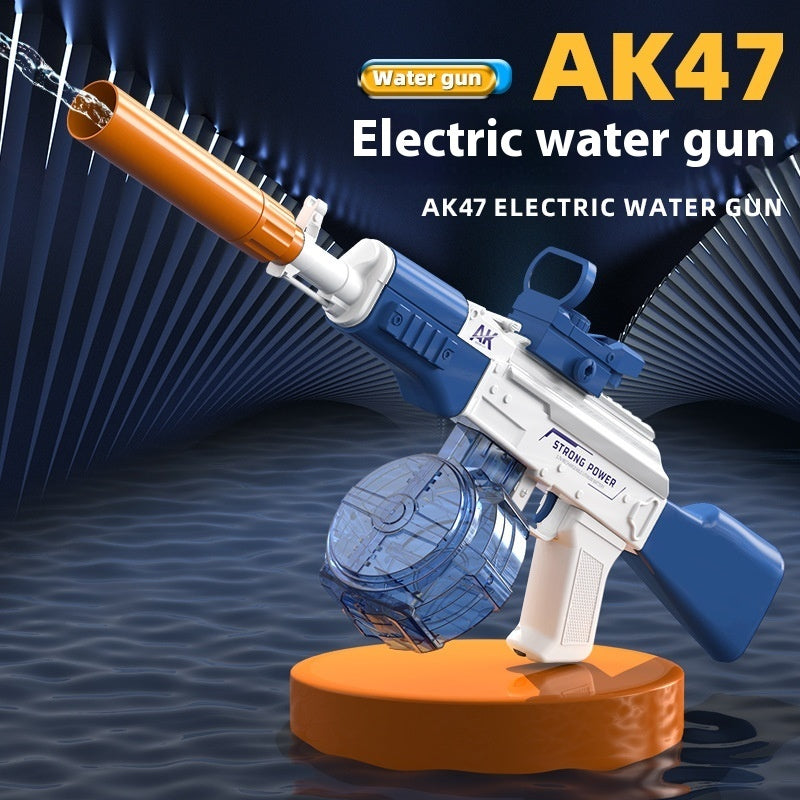 AK47 Electric Water Guns Fully Automatic Shooting Game Beach Entertainment Outdoor Beach Pool Gun Toys For Children Gift